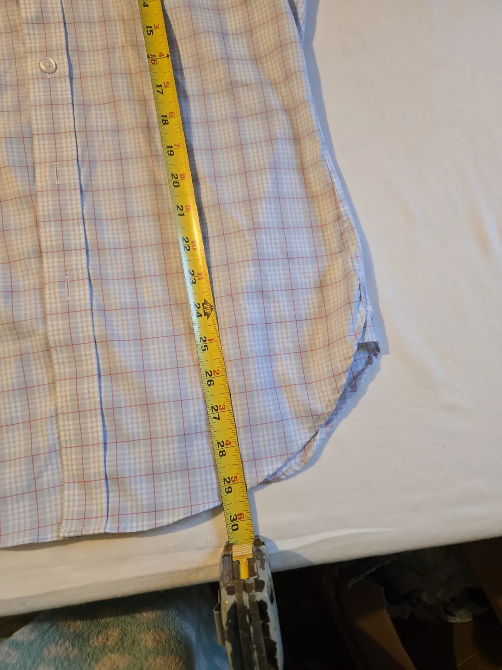J. Crew Men's Light Blue and Pink Plaid Button-Down Shirt